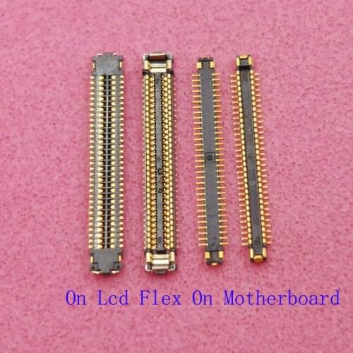 2pcs Lcd Display Screen FPC Connector For Samsung Galaxy N9500 S9 Plus S9plus G9600 G960 S9+ G9650 G965 Plug On Board 64pin