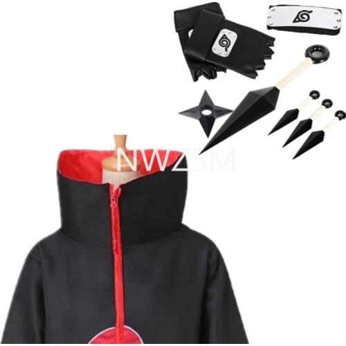 Anime Accessories Ninja Hatake Kakashi Uchiha Sasuke Kunai Shuriken Akatsuki Throwing Weapon Props Cosplay Toy Darts