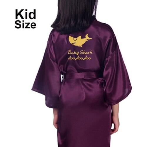 Robe Satin Baby Women Princess Spa Party Favor Ladies Dressing Gift Personalized Robes dressing gown
