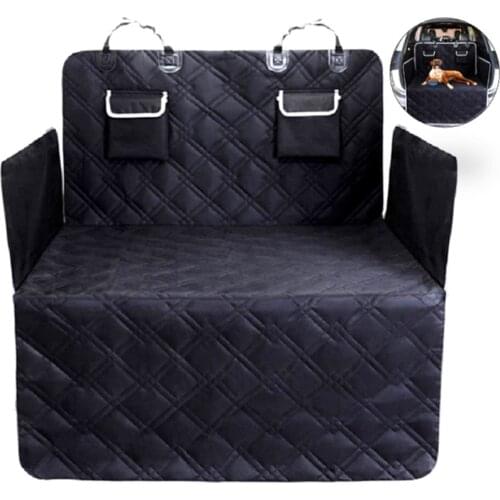 Car trunk dog pad dog car pad waterproof dog car seat cover cat and dog strap backpack pad pet travel seat cover