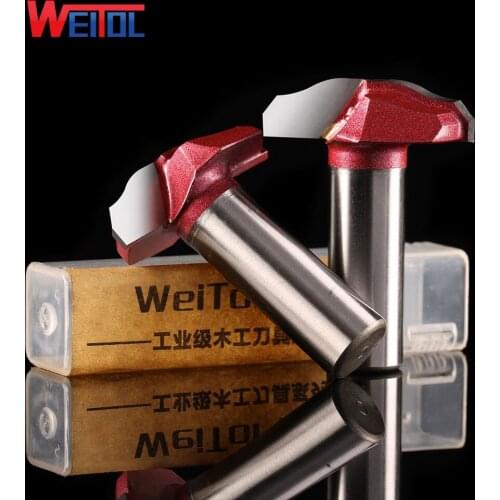 Weitol free shipping 1pcs 1/2*35mm carbide Classical plunge router bits classical pattern bits for PVC woodworking carving tools