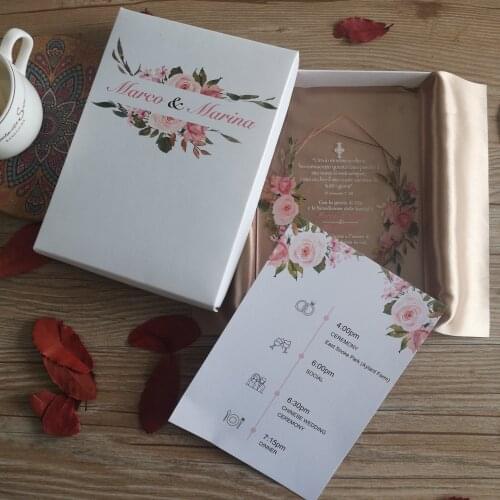 Free Shipping Hot Sale Custom Program Card Printing To Match Acrylic Card