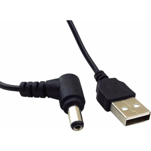 Chenyang USB 5V Charger power Cable to DC 5.5 mm plug jack USB Power Cable For MP3/MP4 Player