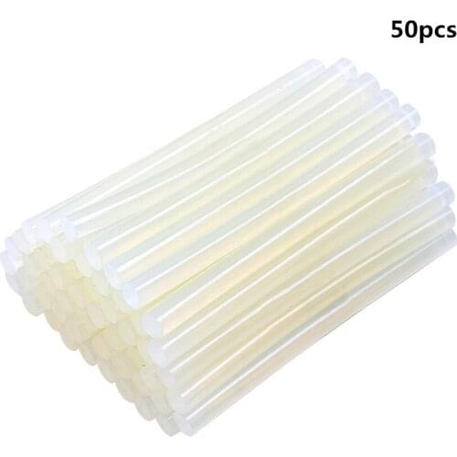 10-50 pcs Transparent Hot Melt Glue Stick 7mm / 11mm Strong Viscose Household DIY, for Used Electric Glue Gun Craft Repair Tool