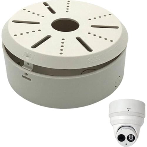 CCTV Accessories Hemisphere Surveillance Camera Bracket ABS Plastic D=130mm Ceiling Mounting Integrated Dome Camera Bracket