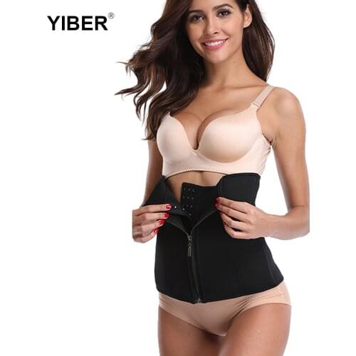 Neoprene Sweat Waist trainer Body Shaper Abdominal Trainer Corset Fat Burning Sports Girdles Tummy Control Shapewear Straps Mod