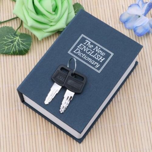 2020 New Mini Home Security Dictionary Book Safe Cash Jewelry Storage Key Lock Box Hot