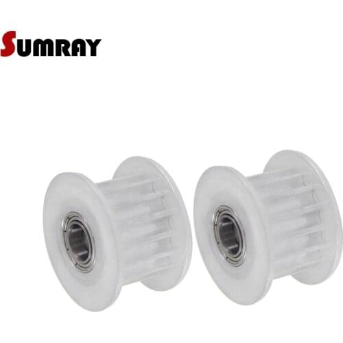 SUMRAY 2GT 25T Idler Timing Pulley with teeth Bore 3/4/5/6mm CNC Belt Passive Pulley 7/10mm Belt Width For Laser Machines