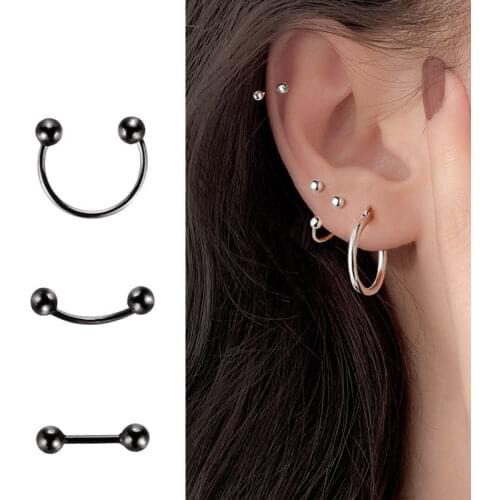 100% Real 925 Sterling Silver Simple Ball Bead Stud Earrings Pierced Cartilage Earrings Sleepable Earrings for Women Men Unisex