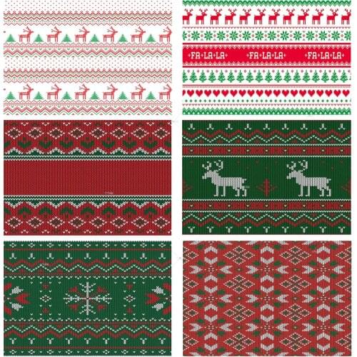 Ugly Sweater Pattern Party Photography Background Christmas Festival Holiday Children Birthday Portrait Backdrop Photo Studio