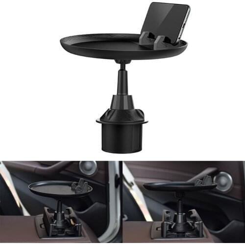 2 In 1 Car Cup Holder Expander Adapter Adjustable Cup Holder Expand Tray