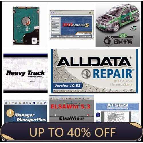 2021 Alldata 10.53 Software and mit/chell od5 2015 car auto repair software usb Elsawin Vivid workshop data hdd ssd redy to work