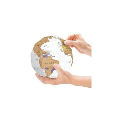 New Create 3D Scratch world Map Scratch DIY Globe Gift 155