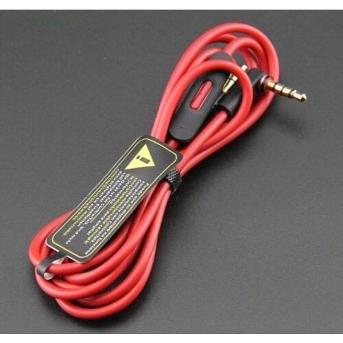 3.5mm Audio Cable 3 5 Aux Cable for Beats Solo HD Studio Pro Mixr Headphone Mobile Phone Speaker Aux Cord Wire 100pcs/lot