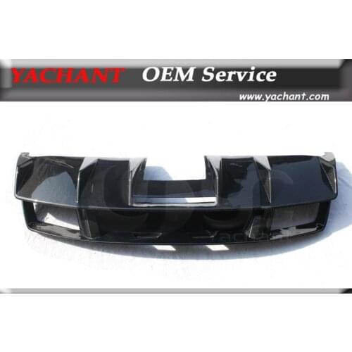 Car-Styling Full Carbon Fiber Bodykit Rear Diffuser Fit For 2008-2012 Gallardo LP560 LP570 SFC Style Rear Bumper Diffuser