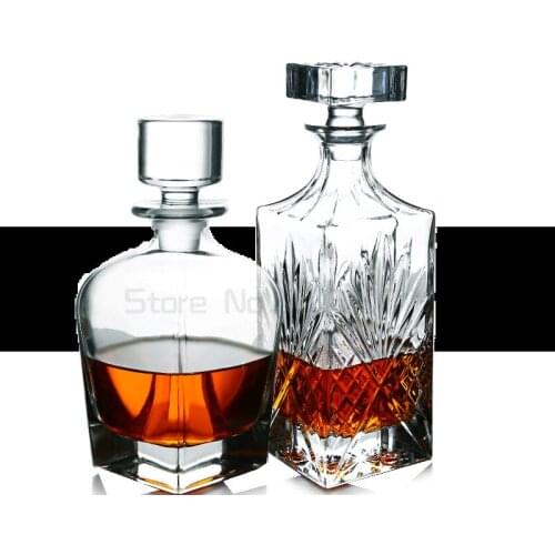 Crystal glass decanter creative whisky bottle decanter decorative wine bottle
