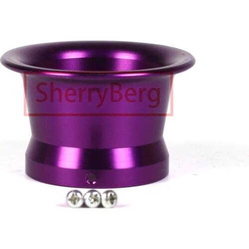SherryBerg carburetor air horn carburetor 45mm Velocity Stack Keihin TM PE 28PWK OKO 30 Carb Intake 50mm purple violet trumpet