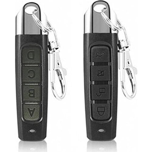 KEBIDU 433MHZ Remote Control 4 Key Buttons Garage Gate Door Auto Pair Copy Remote Garage Door Opener Duplicator