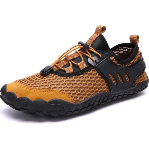 2021 New Big Size Water Shoes for Men Summer Outdoor Hiking Shoes Breathable Trekking Aqua Fishing Beach Sandals Sneakers Mens