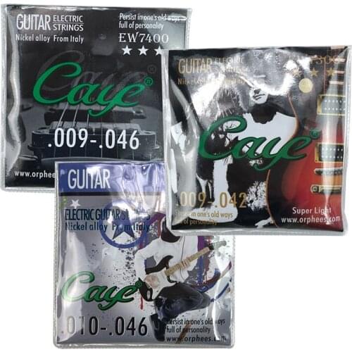 New Orphee Caye-EW Series Electric Guitar Strings Set 010-046 009-042 009-046 011-050 for your choice 6pcs/set