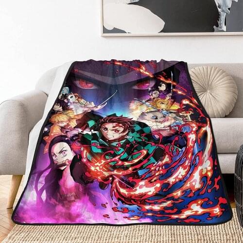 Faux Fur Throw Blankets, Super Soft Anime Blankets Flannel Fleece Blankets for Sofa Couch and Bed All Season 40''x50