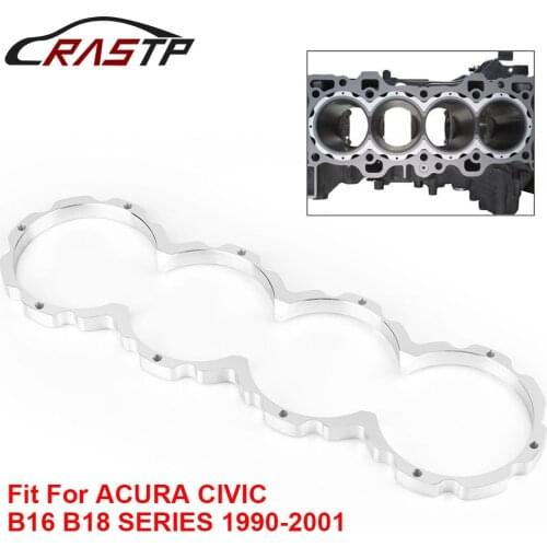 RASTP - Aluminum Engine Block Guard for Honda Acura Civic B18A B16A B18C B16 B18B B18 Series 1990-2001 RS-HR009