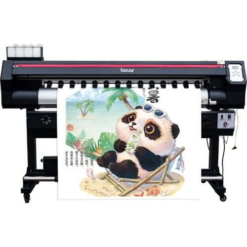 Wide Format Machine Printing Sticker 6 Feet 1.8M Roll Sticker Printer Outdoor Banner Printer Locor