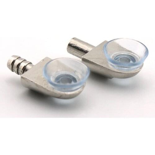 10pcs Shelf Studs Pegs Zinc glass plate Pin Shelves Separator supporter Fixed Cabinet Cupboard Wooden Furniture Bracket