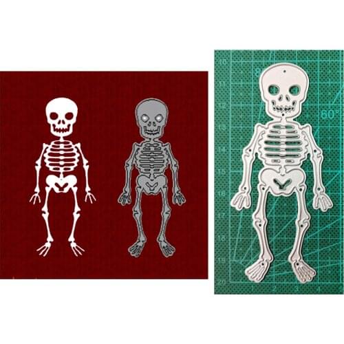 Skeleton Halloween 2021 new metal cutting mold photo frame DIY scrapbook decoration embossing handmade template