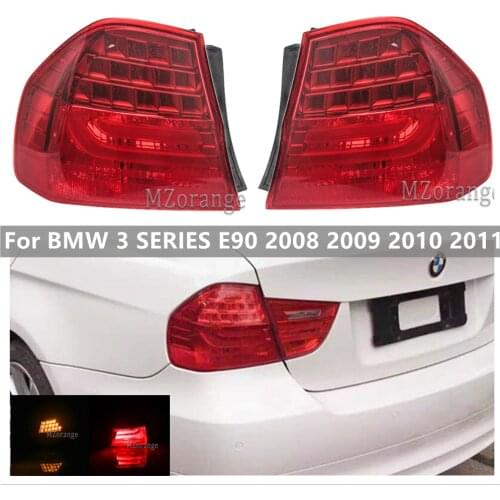 Rear Tail Light Brake Light For BMW 3 SERIES E90 2008 2009 2010 2011 Tail Stop Lamp Turn Signal Taillights Car Accessories