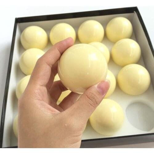 16pcs/set Billiards Pool Magnetic White Balls 57.25mm Resin Nine-ball White ball for coin-operate Billiard Table