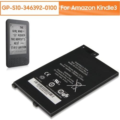 Original Replacement Battery GP-S10-346392-0100 For Amazon Kindle3 Kindle 3 S11GTSF01A D00901 Rechargable Battery 1750mAh +Tools