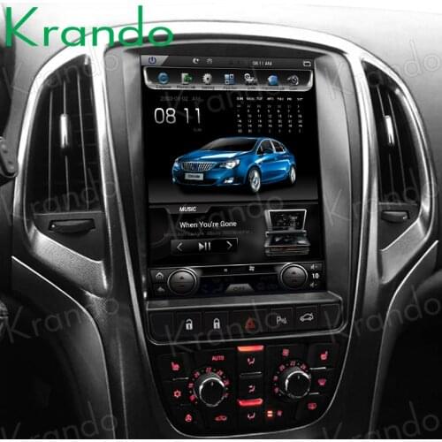 Krando Android 8.1 10.4" Tesla Vertical screen car radio gps dvd player for Buick Excelle for Opel Astr J 2010-2014 audio system