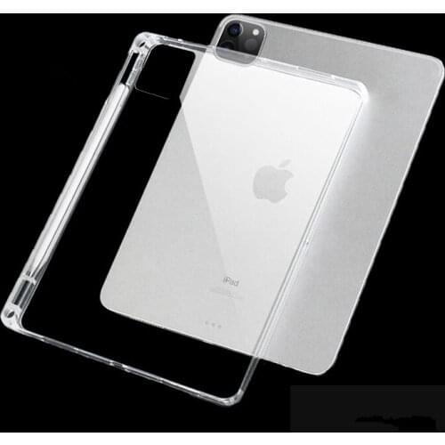 Case for iPad Pro 11 inch 2020 Cover Transparent Clear TPU Silicon Tablet Case for iPad Air 2/1 9.7 2018 Pro 10.5 Mini Funda