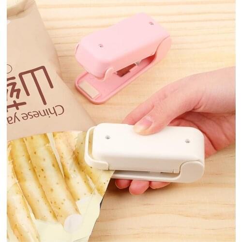 Home Heat Bag Sealer Plastic Bag Sealer Mini Heat Sealer Machine For Food Saver Storage Snack Fresh Handheld home mini Sealer