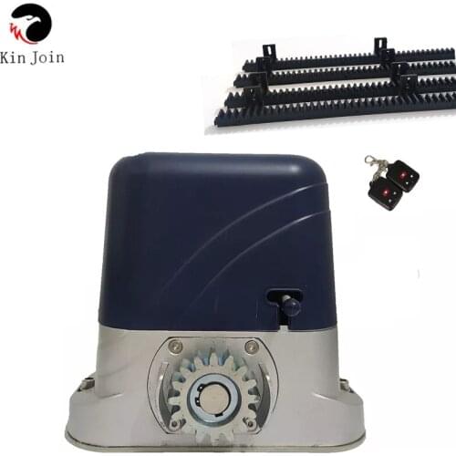 Home Gate use electrical automatic sliding gate door opener motor remote control operator with 4m nylon rack full kit 1200kg