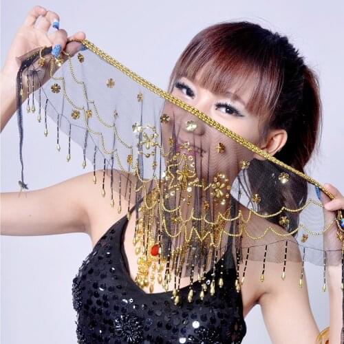 Belly dance indian dance veil embroidered veil