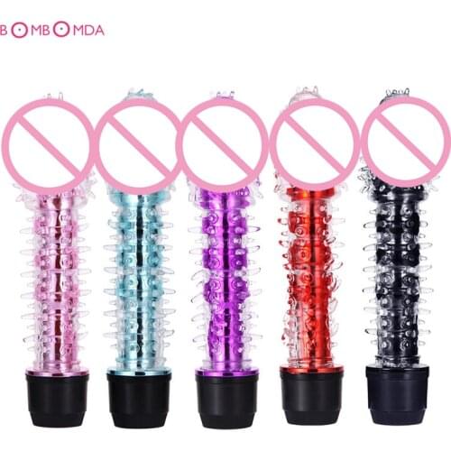 Fluorescence Dildo Vibrators Female Masturbation massage Stick AV Vibrating Sexy Clit Vibrator Adults Toys Sex Toys for Women