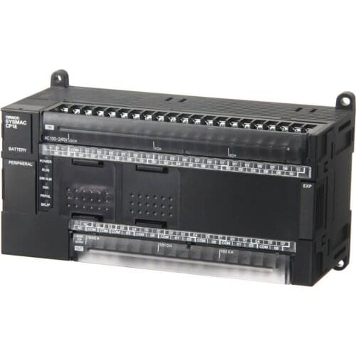 CP1E-N60DT-A 24 VDC supply, 36 x 24 VDC inputs, 24 x NPN outputs 0.3 A, 8K steps program + 8K words data memory, RS-232C port