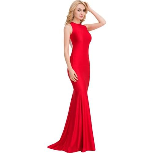 Classic Crisscross Dream Party Dresses Solid Backless Women Elegant Long Dress Prom Wedding Party Dress Robe Soiree VS1013