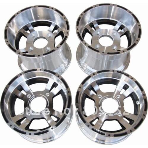ATV Aluminum Alloy Rims front and rear 4pcs of 1 set 10x8inch and 10x5.5inch