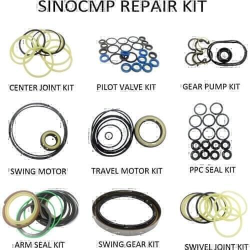 For Hitachi EX100-3 Seal Repair Service Kit Excavator Oil Seals, 3 month warranty