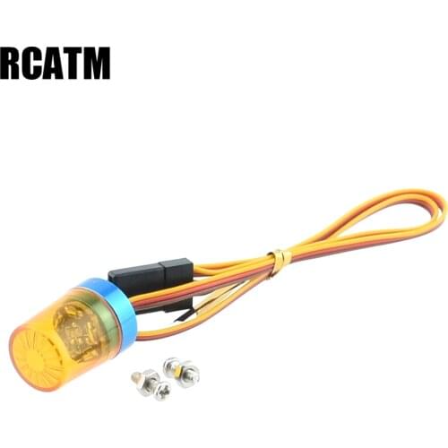 RC Car Engineering Light Spin Flicker Breathe For 1/10 RC Crawler 1/14 Tamyia Truck Dump Drift TRX4 TRX6 SCX10 Scania Actros