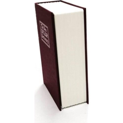 Book Looking Locked Metal Case (18X11 Cm)