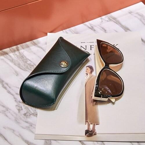 Unisex Fashion Dust-proof Glasses Bag Portable Sunglasses Case Retro Eyeglass Storage Protective Case Cover Box Accessories