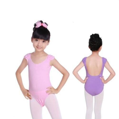 2016 New Kids Children Bodysuit Jumpsuit Leotard Girls Ballet Dance Wear Gymnastics