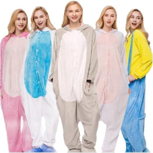 Animal New Adult Onesie Winter Family Matching Pajamas Cute Costumes Unisex Party Jumpsuit Sleepwear Christmas Gift