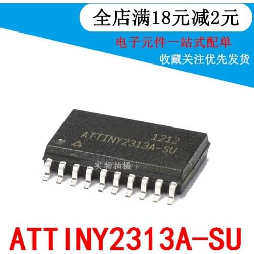 New ATtiny2313A-SU chip 8-bit 2K flash memory SOP-20 microcontroller