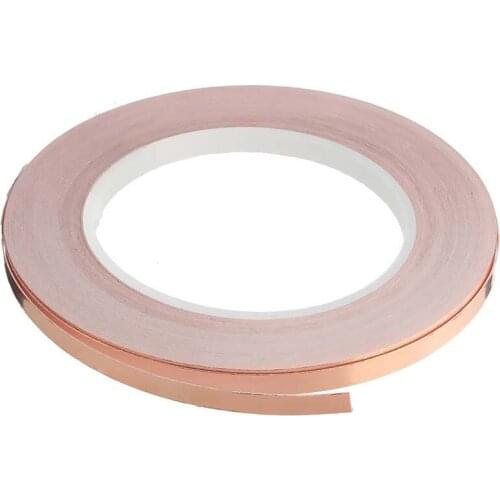 6mmx30m Guitar EMI Shielding Tape Copper Foil Copper Tape Self-adhesive Tape