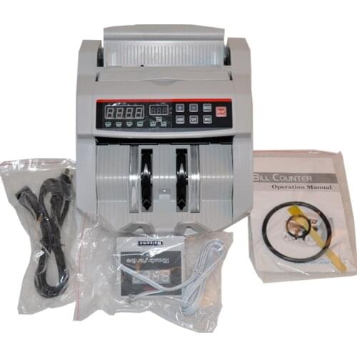 Money Counter 110V/ 220V Bill Counter Machine Suitable for EURO US DOLLAR etc. Multi-Currency Compatible Cash Counting Machine
